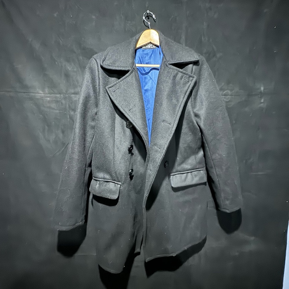 #straighttohell thigh length wool peacoat. Like new